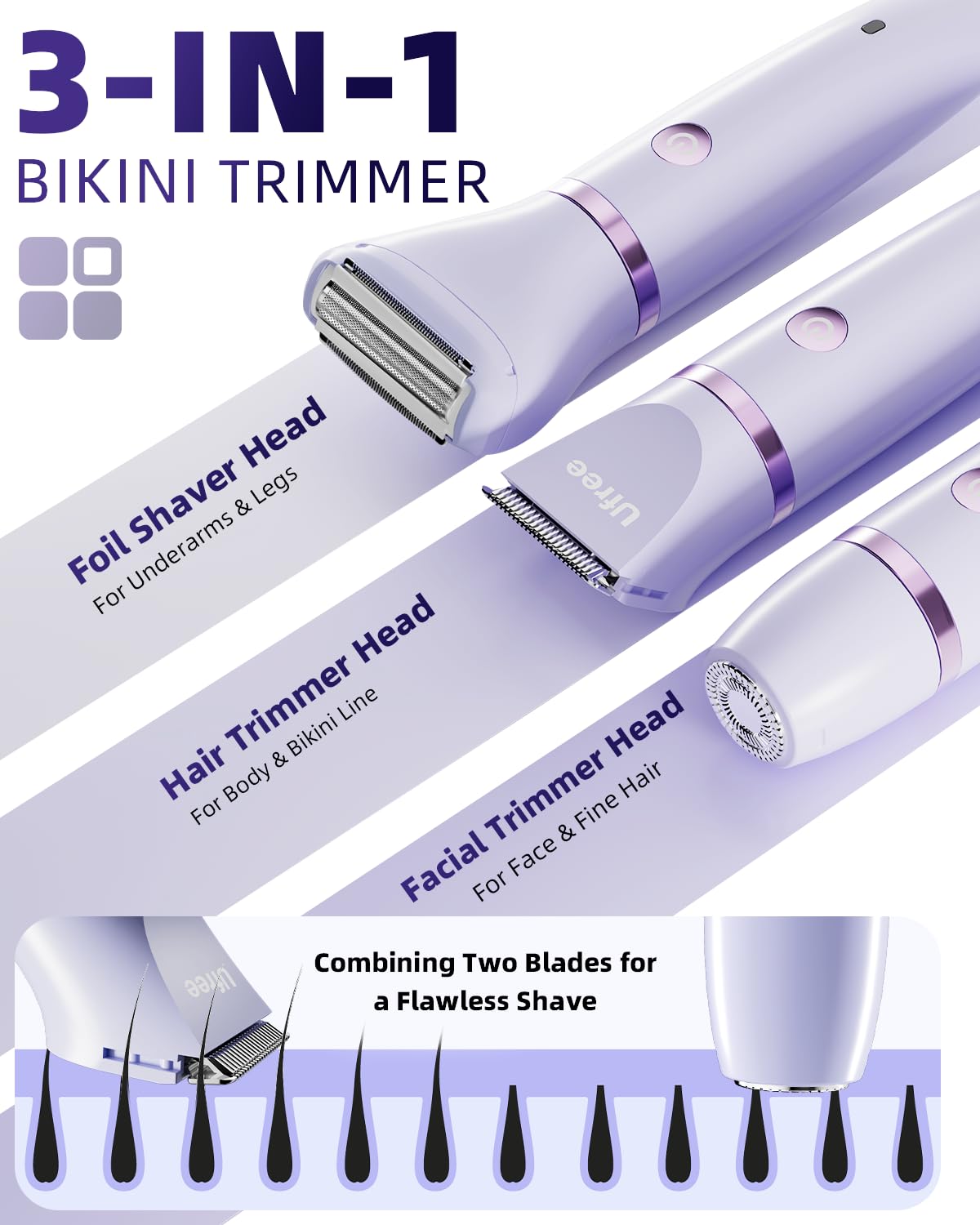 Ufree Lady Shaver Bikini Trimmer