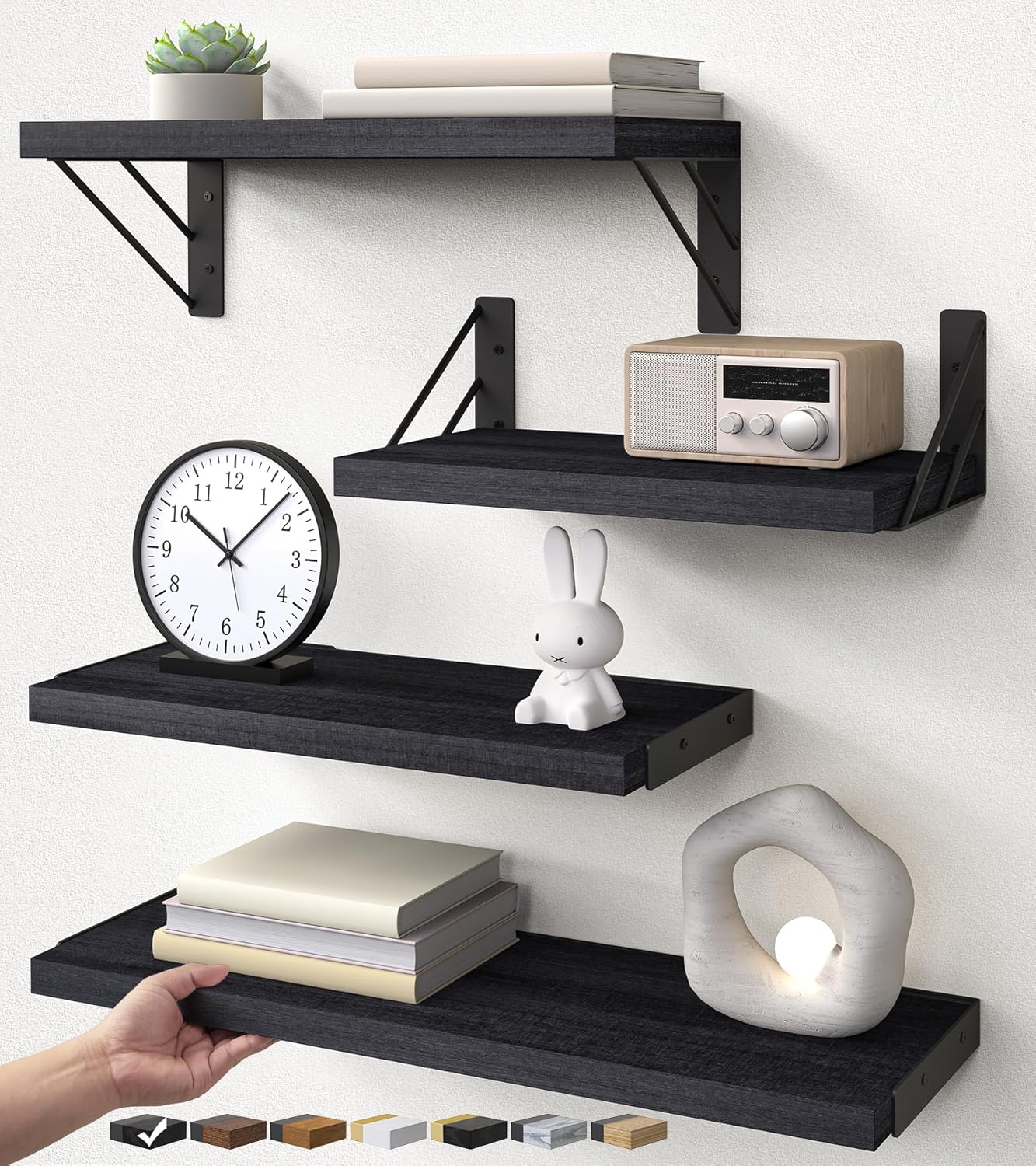 Stylish Floating Bathroom Shelves
